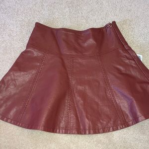 Pleather Skirt